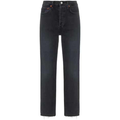 RE/DONE stovepipe raw hem jean