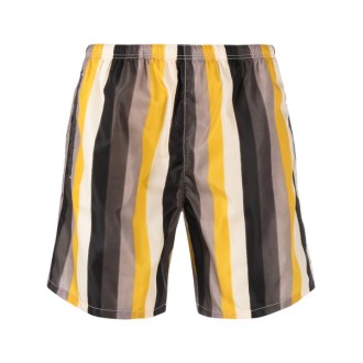 PRADA striped swim shorts