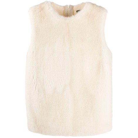 DSQUARED2 fur panel tank top