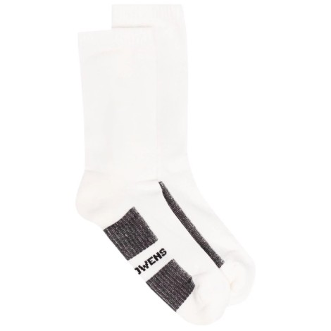 RICK OWENS logo-print socks wh