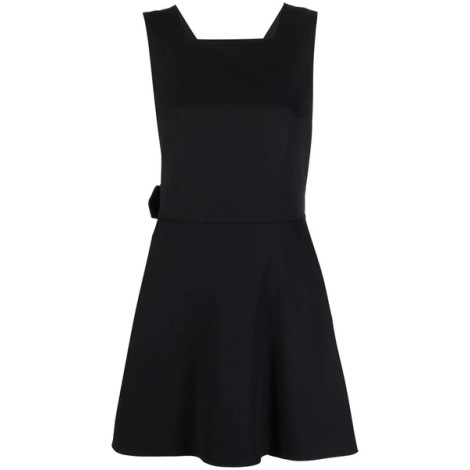 PATOU belted sleeveless minidr