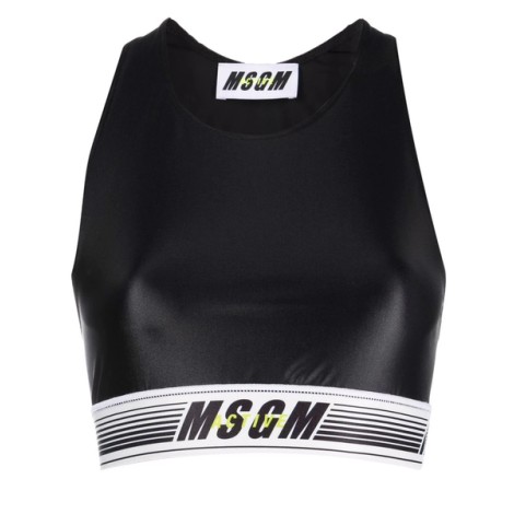 MSGM Active Top Band Logo top