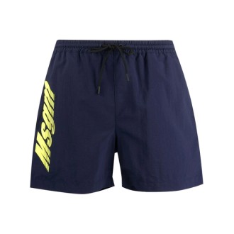 MSGM logo-print swim shorts