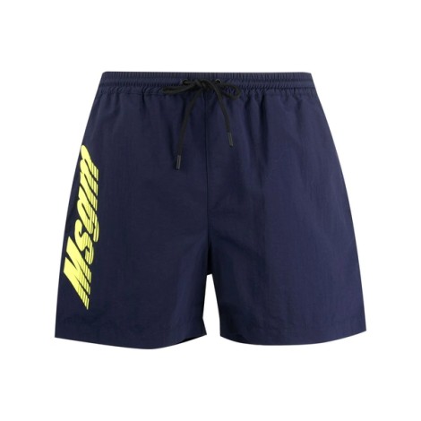 MSGM logo-print swim shorts