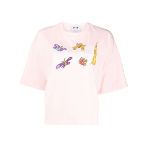 MSGM logo-print short-sleeve T