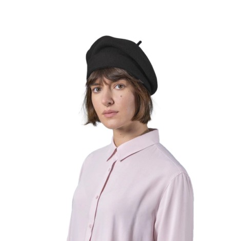 LA ROSE roll up beret anthraci