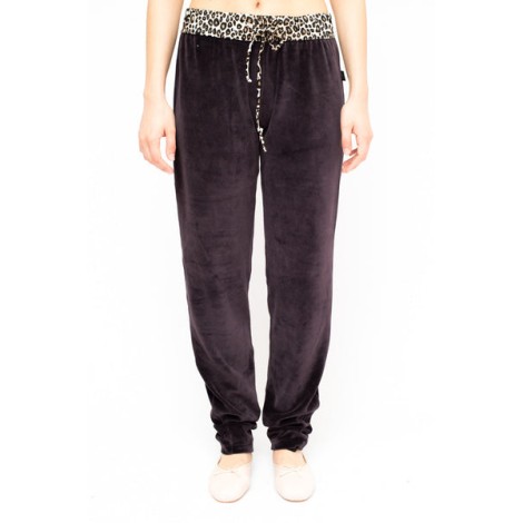 LA Rose chenille pants leo