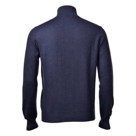 PAOLO FIORILLO CAPRI CARDIGAN FULL ZIP CON CHIUSURA A BOTTONI BLU DENIM, GRIGIO, MARRONE 5714214223595