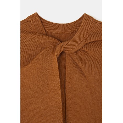 Proenza Schouler Twist Front Long Sleeve Sweater