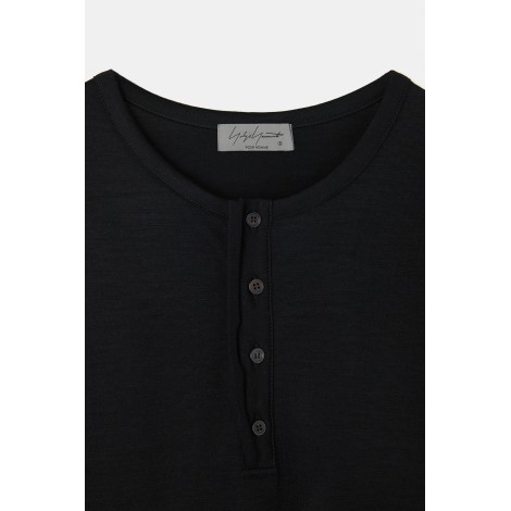 Yohji Yamamoto Henley Long Slv