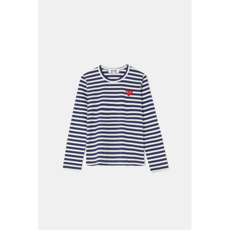 Comme Des Garçons Play Striped T-Shirt