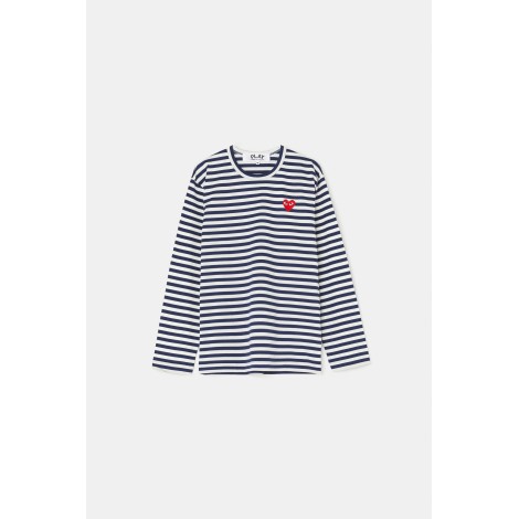 Comme Des Garçons Play Striped T-Shirt