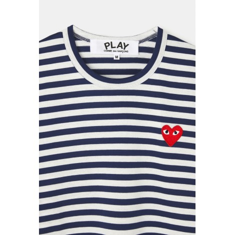 Comme Des Garçons Play Striped T-Shirt