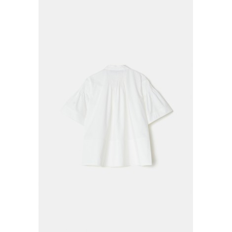 Proenza Schouler Poplin Pintuck Top