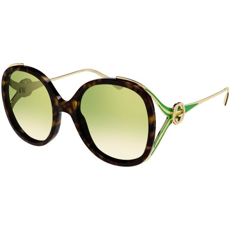 GG0226S 006 tortoise green