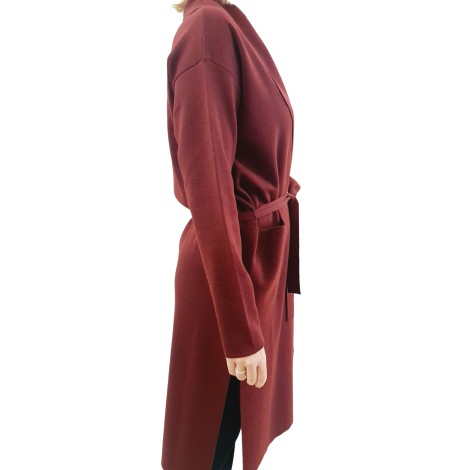 MAX MARA STUDIO CARDIGAN VIESTE LUNGO IN MAGLIA 63160229600002