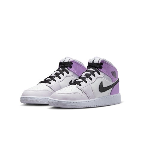 Jordan 1 Mid Barely Grape (GS)