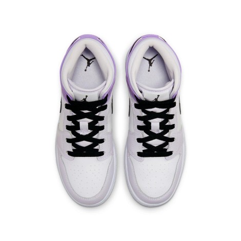 Jordan 1 Mid Barely Grape (GS)