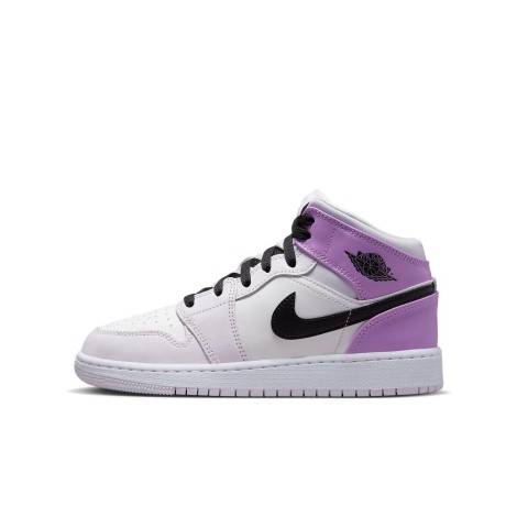 Jordan 1 Mid Barely Grape (GS)