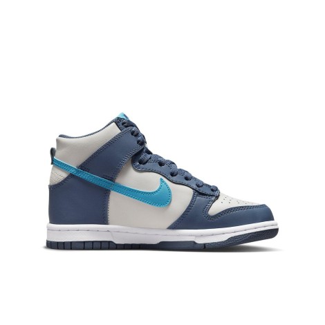 Nike Dunk High Light Bone Diffused Blue (GS)