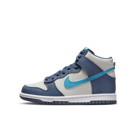 Nike Dunk High Light Bone Diffused Blue (GS)