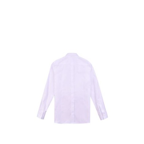 CAMICIA IN POPELINE CON PLASTRON