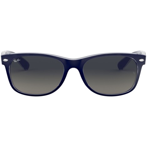 New Wayfarer Color Mix RB2132 matte blue on transparent