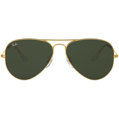 Aviator Classic RB3025 gold metal green