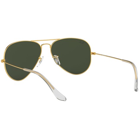 Aviator Classic RB3025 gold metal green