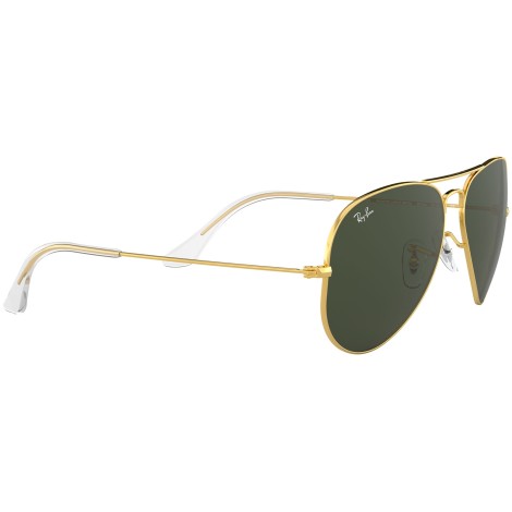 Aviator Classic RB3025 gold metal green