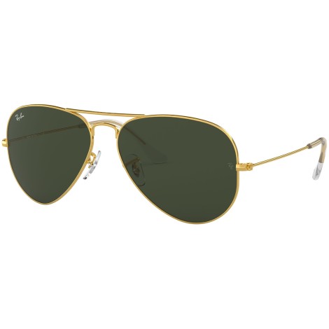 Aviator Classic RB3025 gold metal green