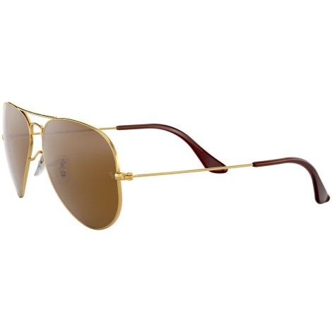 Aviator Classic RB3025 polished gold brown