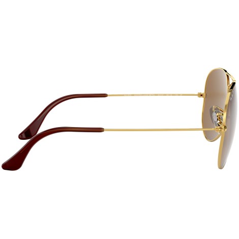 Aviator Classic RB3025 polished gold brown