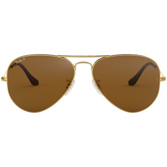 Aviator Classic RB3025 polished gold brown