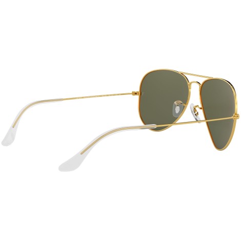 Aviator Classic RB3025 polished gold green