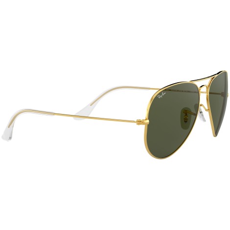 Aviator Classic RB3025 polished gold green G-15