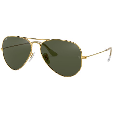 Aviator Classic RB3025 polished gold green G-15