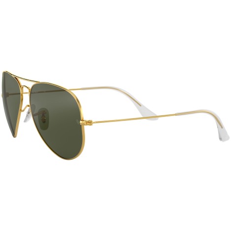 Aviator Classic RB3025 polished gold green G-15