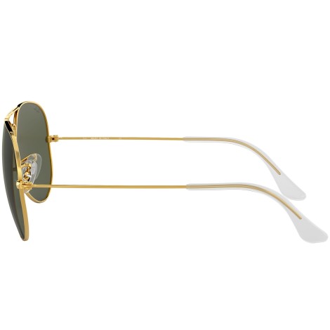 Aviator Classic RB3025 polished gold green G-15