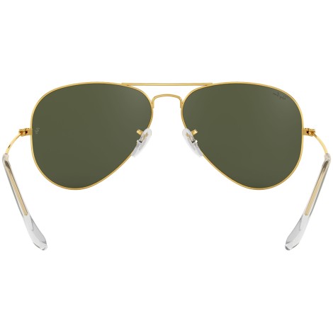 Aviator Classic RB3025 polished gold green G-15