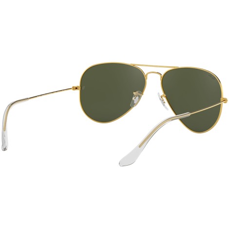 Aviator Classic RB3025 polished gold green G-15