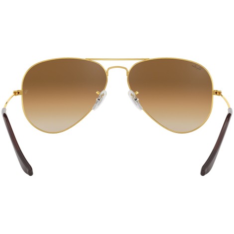 Aviator Gradient RB3025 gold metal brown