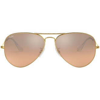 Aviator Gradient RB3025 gold metal pink