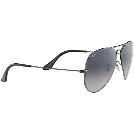 Aviator Gradient RB3025 polished gunmetal