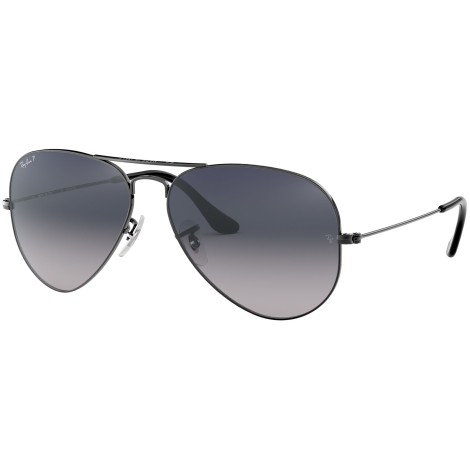 Aviator Gradient RB3025 polished gunmetal