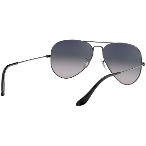 Aviator Gradient RB3025 polished gunmetal