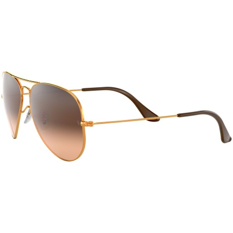 Aviator Gradient RB3025 shiny light bronze