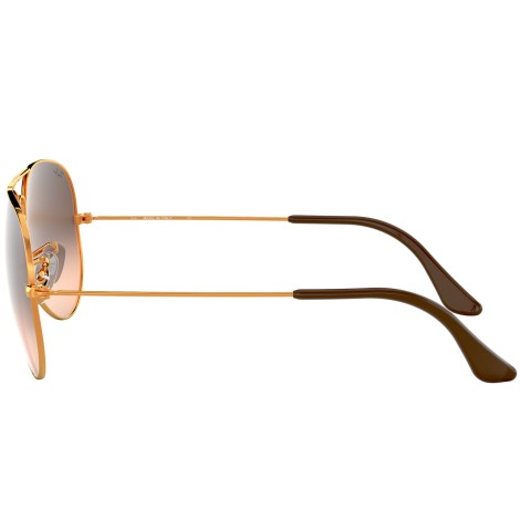 Aviator Gradient RB3025 shiny light bronze