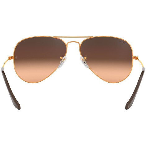 Aviator Gradient RB3025 shiny light bronze