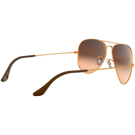 Aviator Gradient RB3025 shiny light bronze